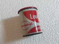 Pequena lata/caixa antiga, de propaganda médica, Beiersdorf Leukoplast