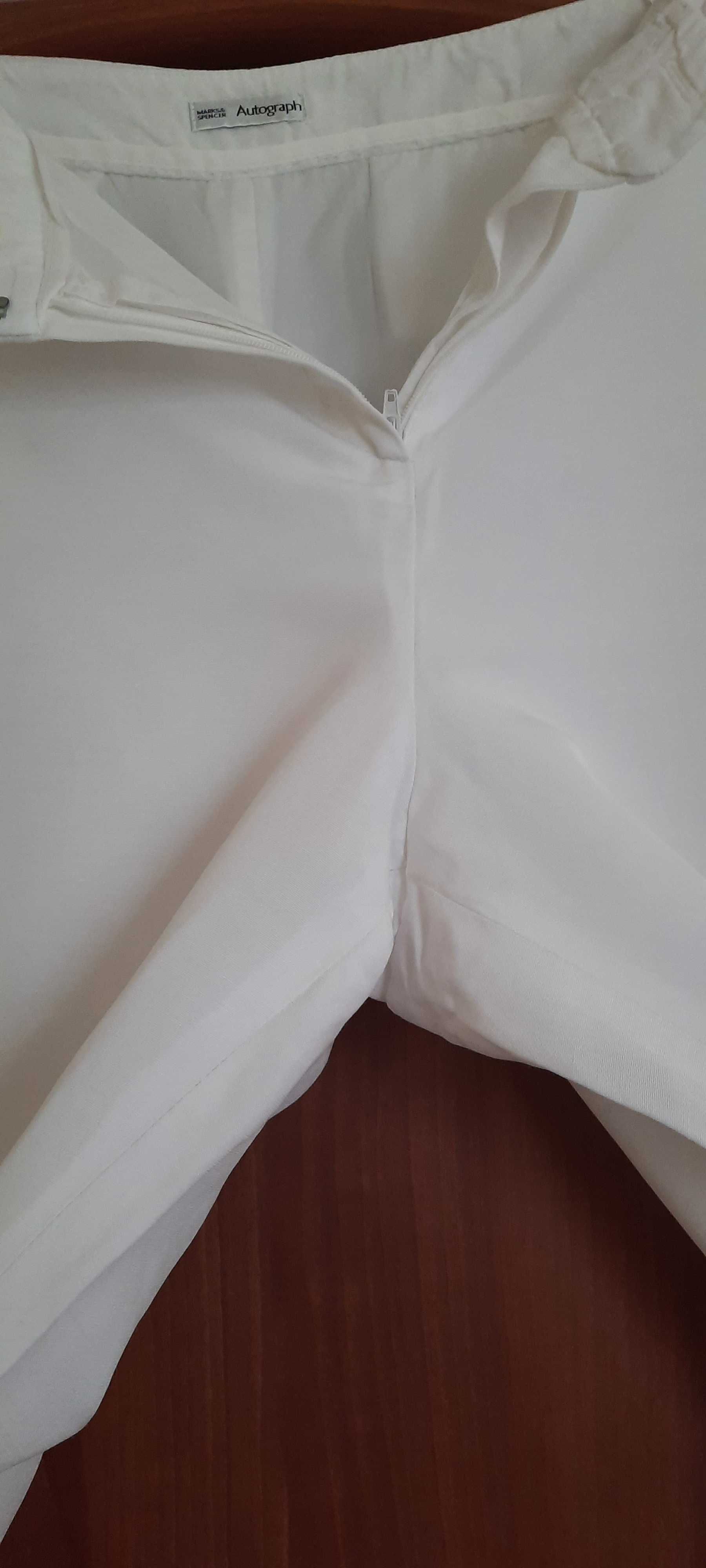 Spodnie lniane Marks&Spencer rozmiar 46 (UK 18 short) - używane