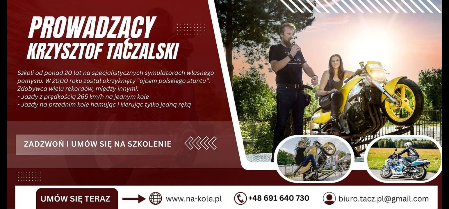 Voucher podarunkowych dla motocyklisty?