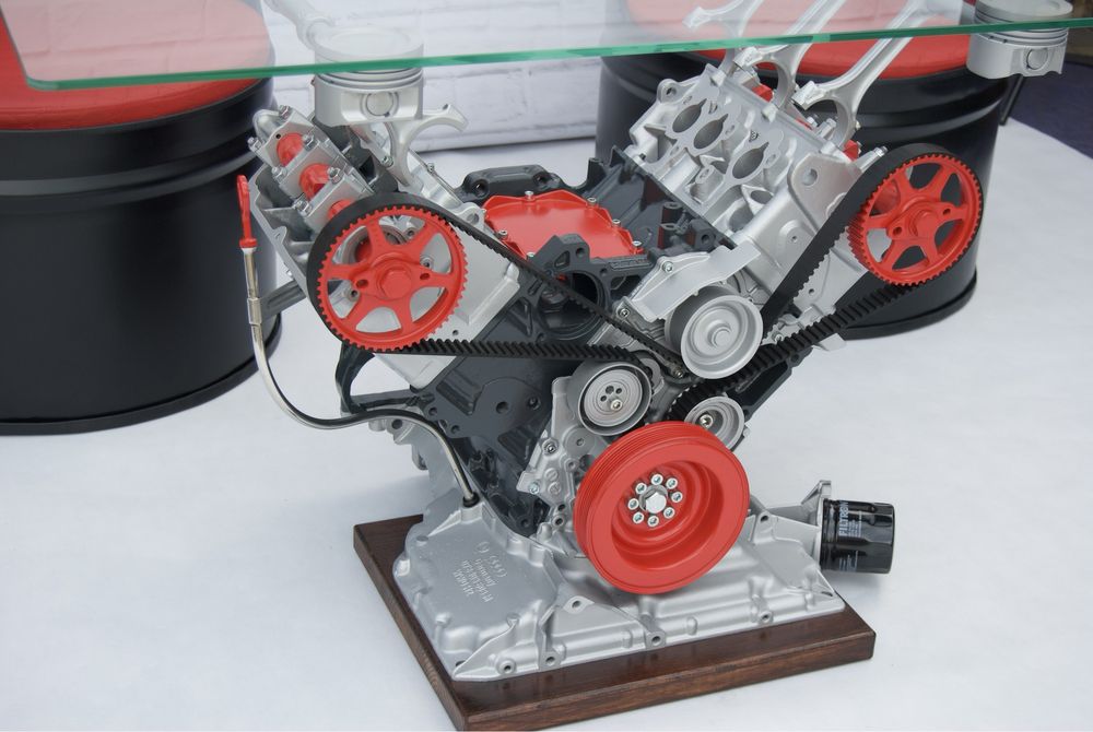 Stolik z silnika AUDI V8, V10 V12 Coffee Table