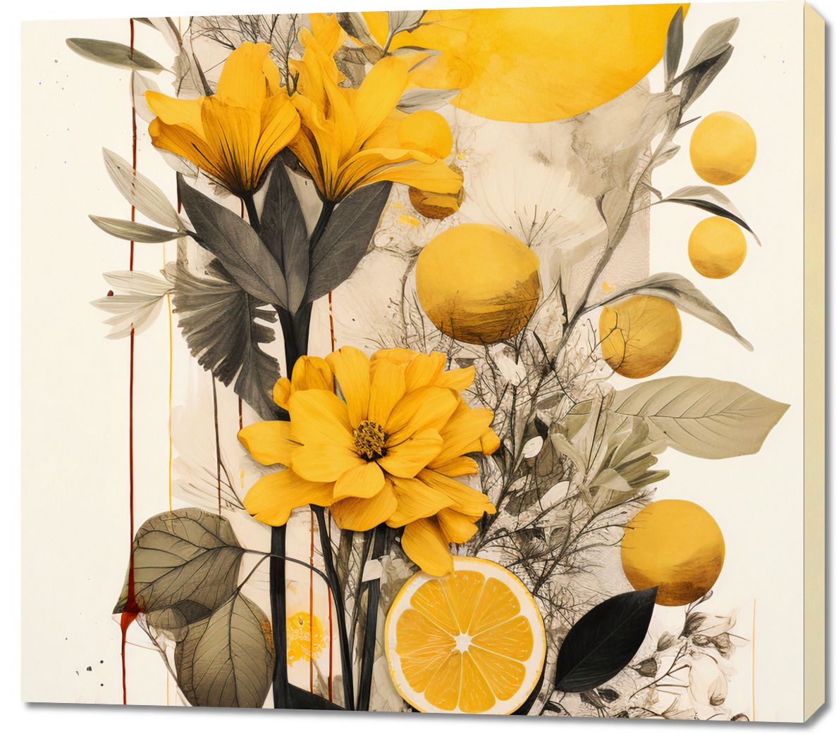 Obraz 100x90cm Cytrusowy Zachwyt
