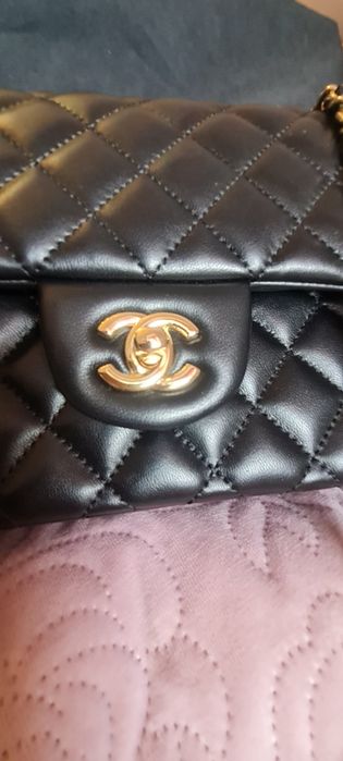 Torebka Chanel skóra,  czarna, nowa