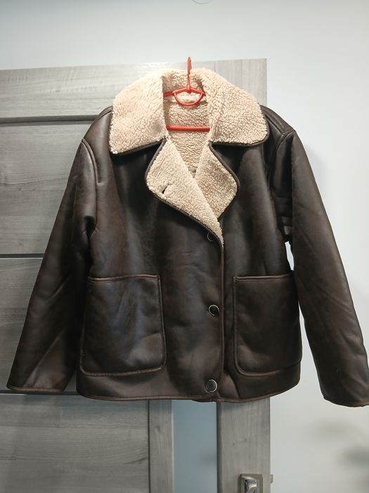 Жіноча куртка / дублянка з текстилю в стилі Zara