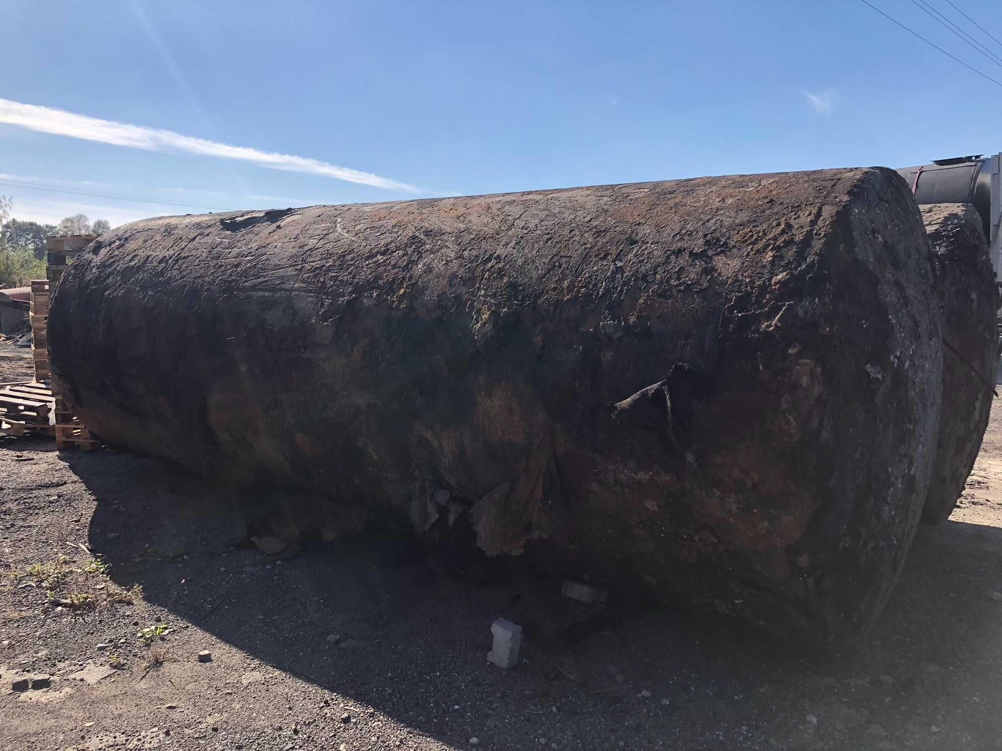 Zbiornik stalowy 25m3 - 25000l- 25 000l - na wodę, szambo, deszczówkę