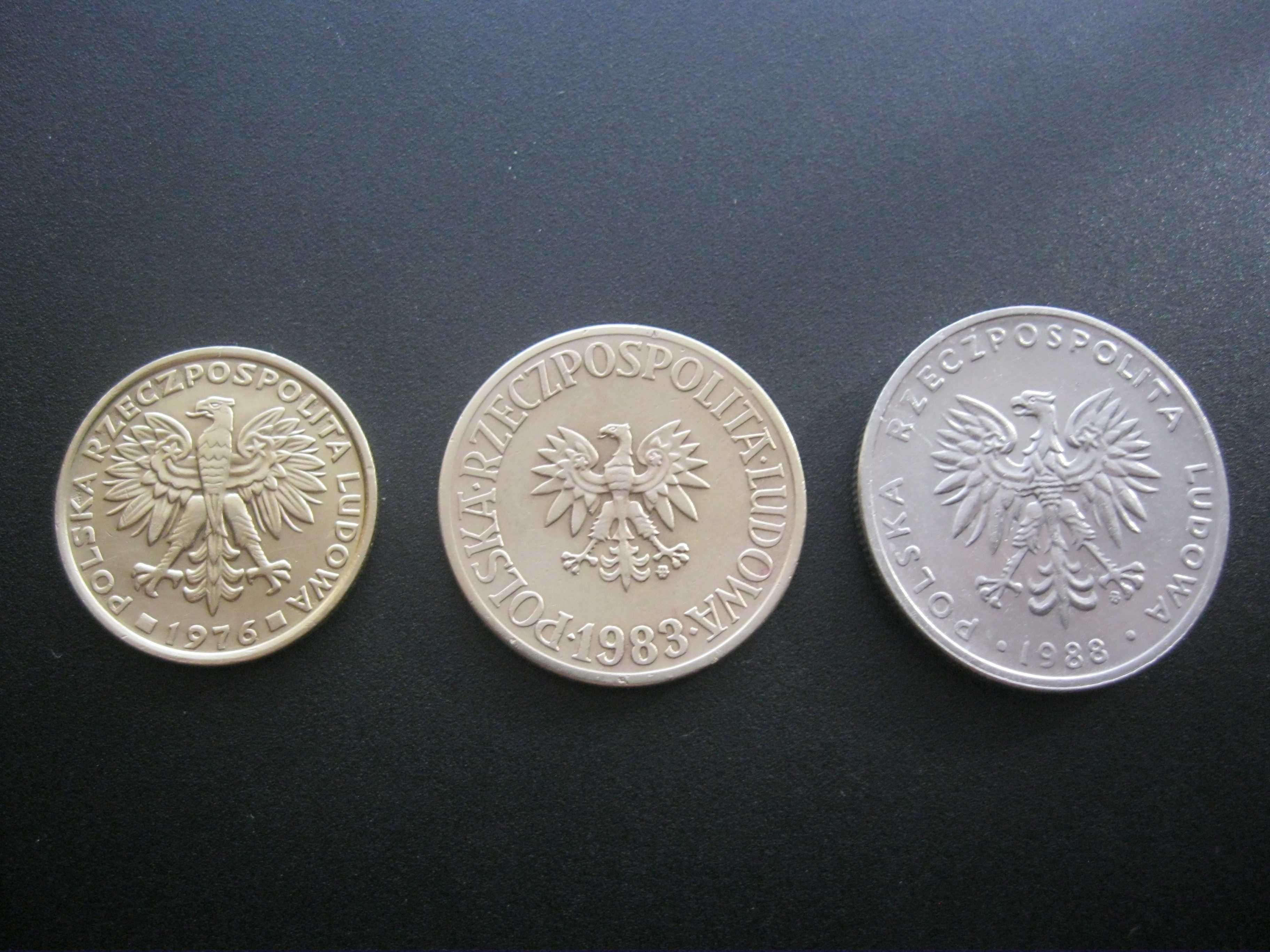Польша набор монет 1976-1988 старый дизайн Польща набір монет 1976-88