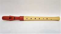 Flet prosty drewniany sopranowy QM8A-28G-Red muzyczniak