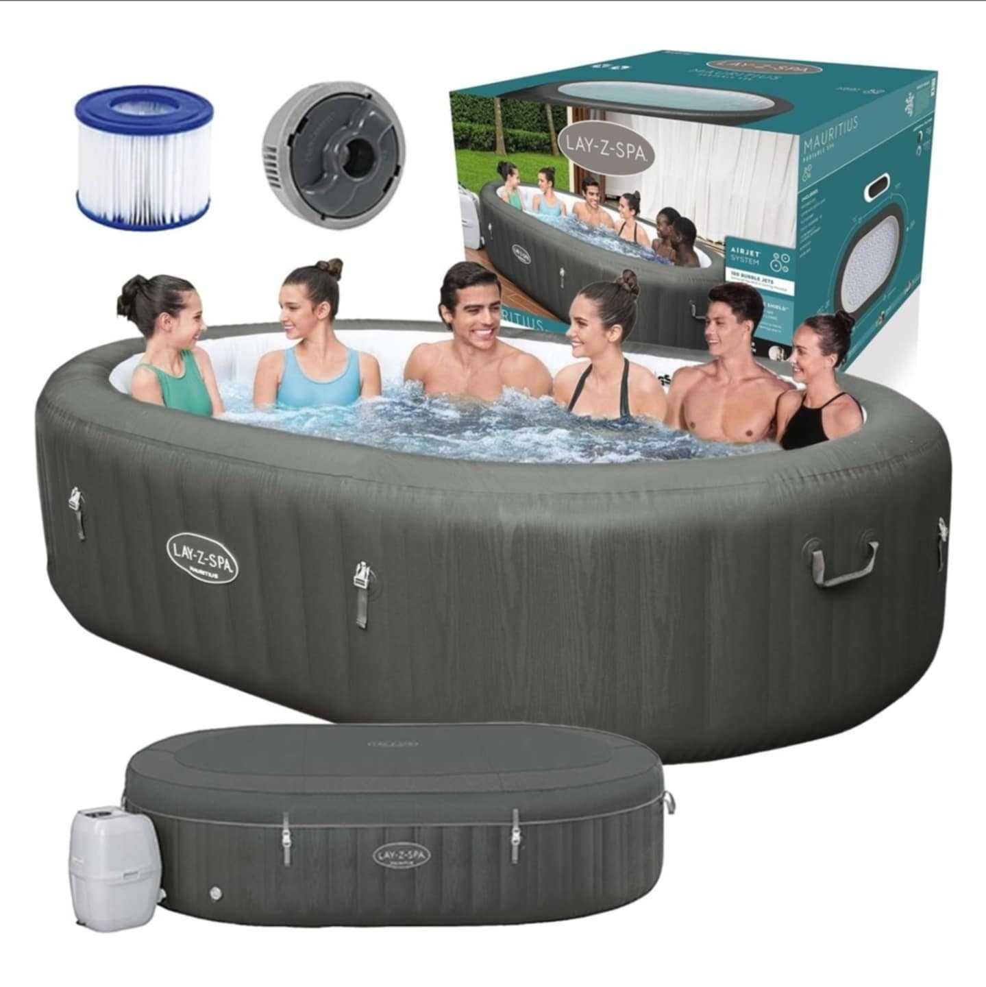 Jacuzzi Ogrodowe Bestway Dmuchane Lay-z Spa Mauritius
