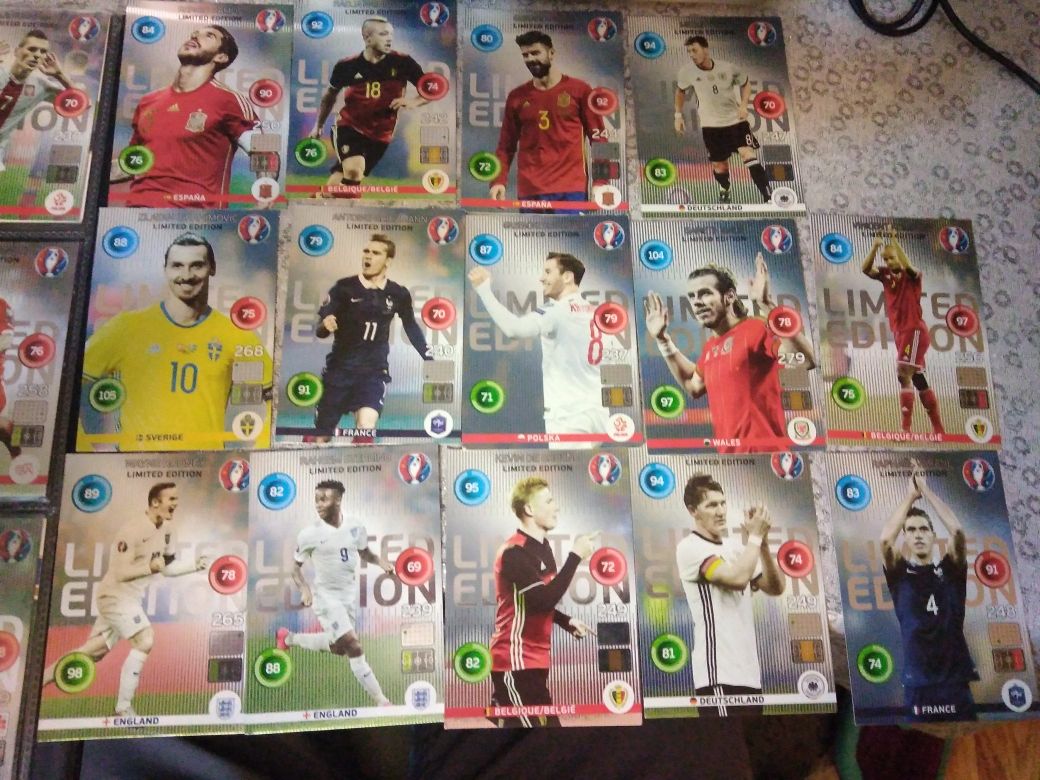 Karty limited edition  CLASSIC UEFA euro 2016 panini PREZENT