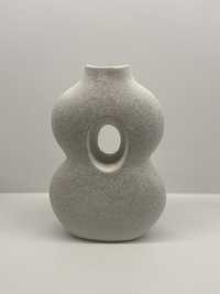 Wazon ceramiczny biały boho japandi minimalistyczny organiczny