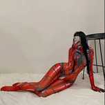 Fato Mulher Aranha Carnage Ousado