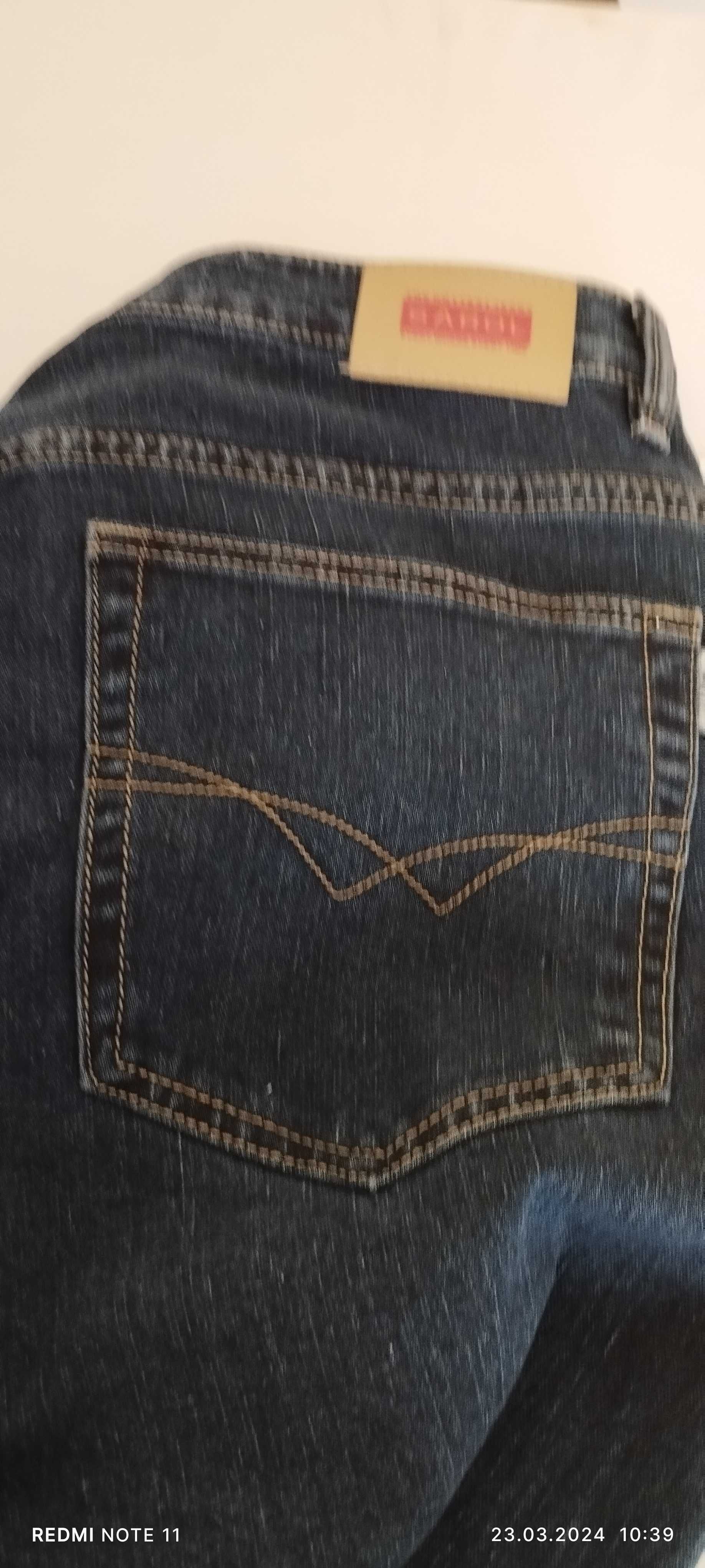 Spodnie meskie jeans i koszuala z krotkim rekawem nowa