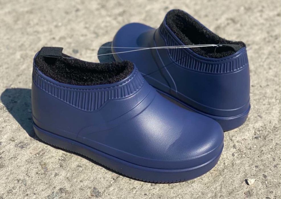 Зимові чоловічи калоші на піні з хутром . Різні кольори (41-46)