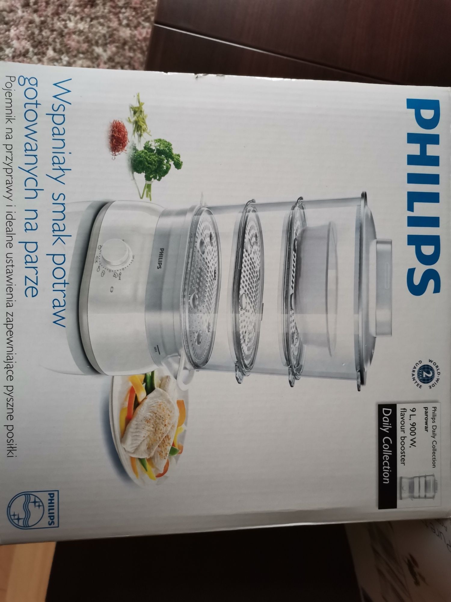 Parowar Philips 9L 900W