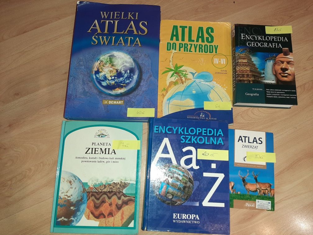 Wielki atlas świata Encyklopedia szkolna geografia