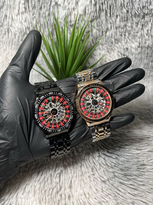 Годинник механічний casino | Годинник з рулеткою всередині