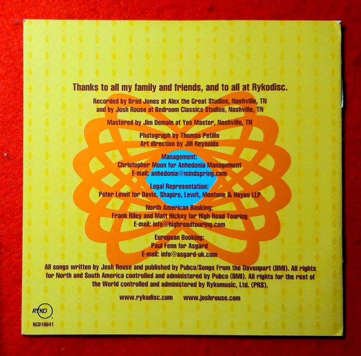 Josh Rouse – 1972 (CD+DVD, 2003)