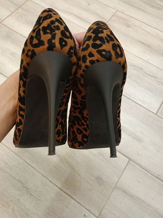 Леопардові туфлі лодочки розмір 37-38