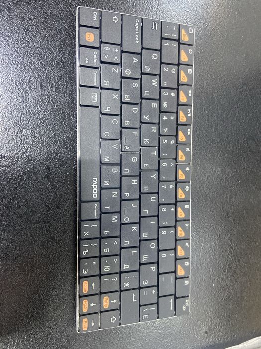 Клавіатура Bluetooth Rapoo Keyboard E6300 для iPad Black