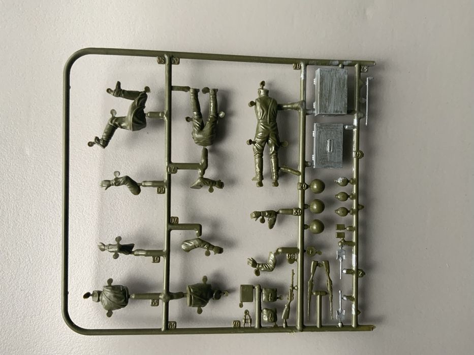 Zestaw figurek w ramkach skala 1/35