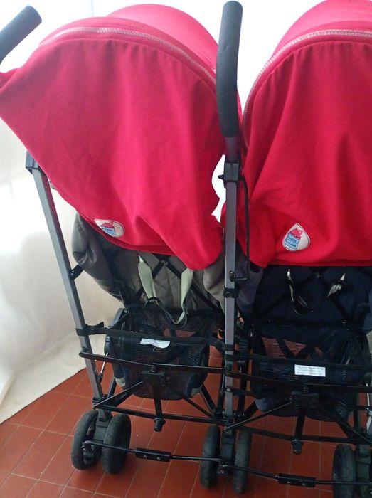 carrinho bebé duplo