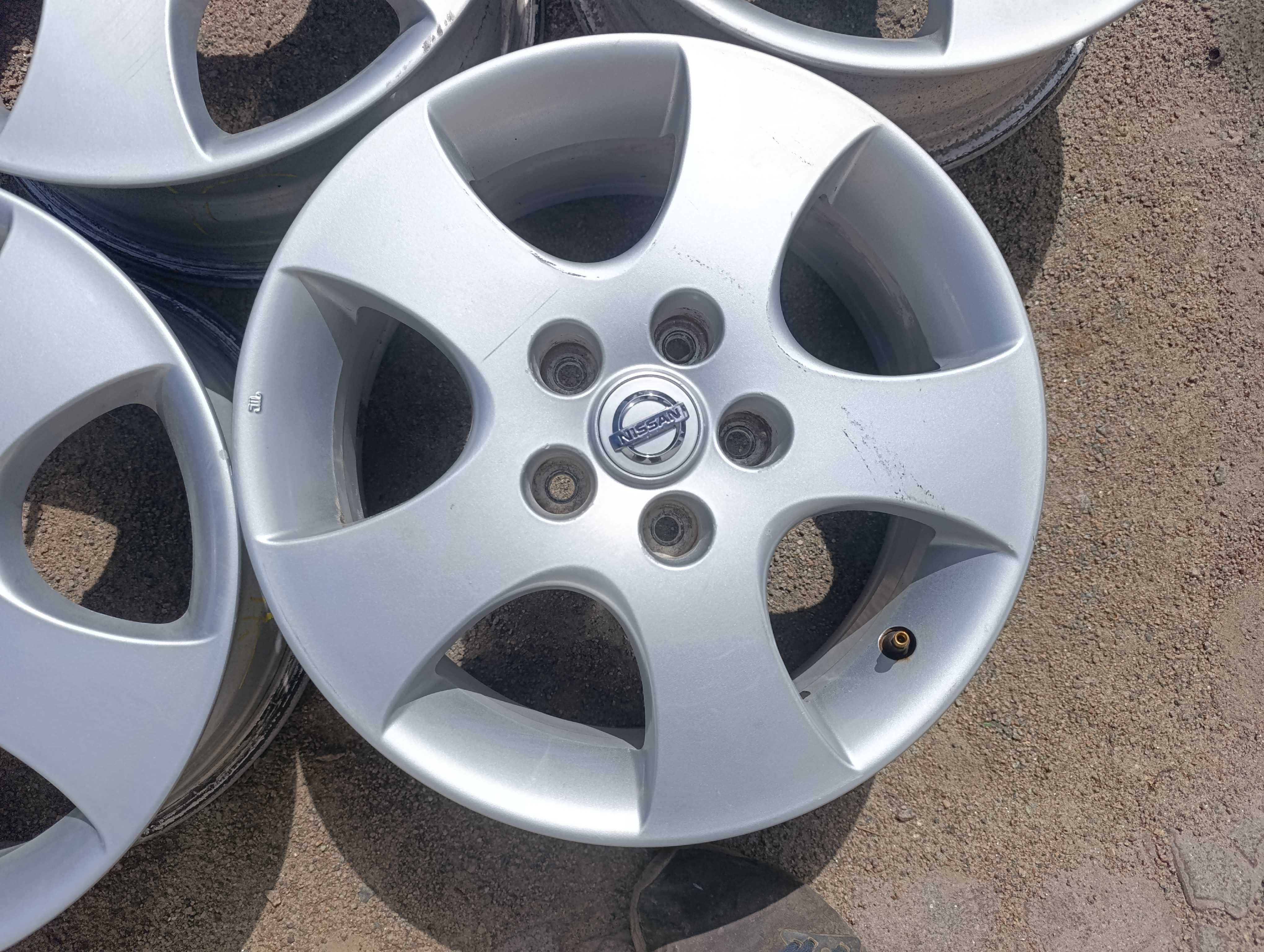 Диски литі r16 5*114.3 Nissan Leaf Juke Qashqai Tiida X-Trail Primera