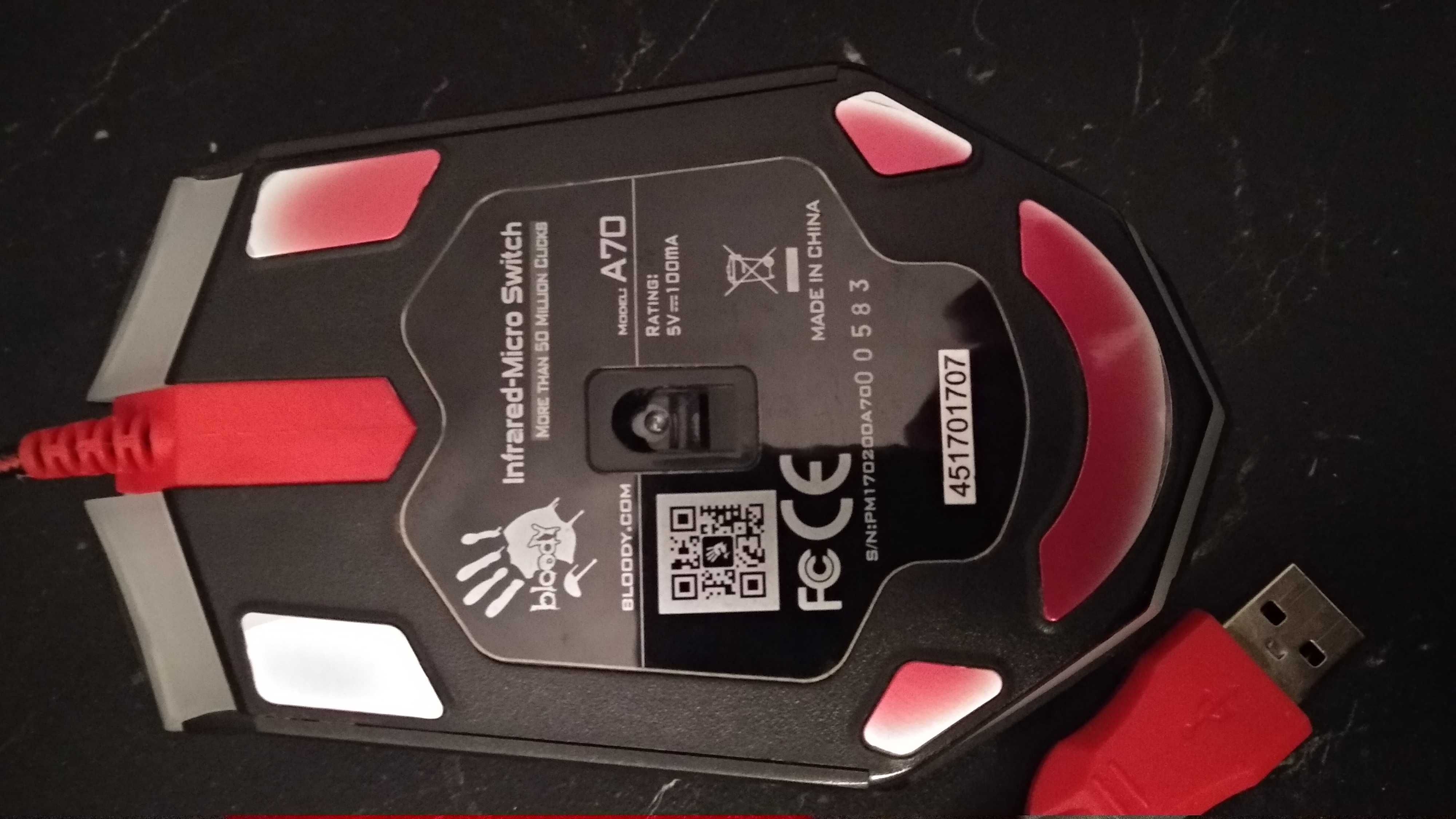 Myszka gamingowa A4TECH A70