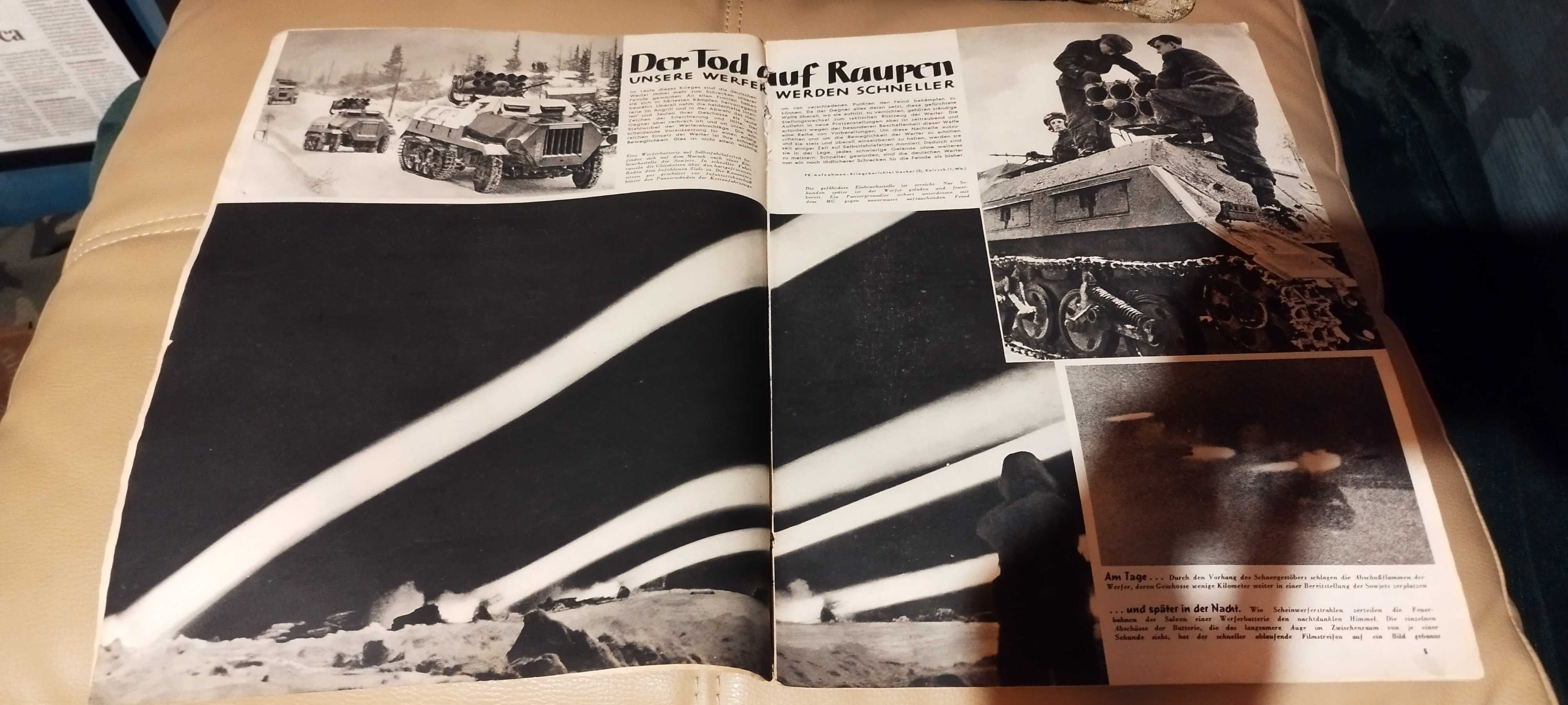Piękna oryginalna gazeta frontowa Die Wehrmacht luty 1944 rok !