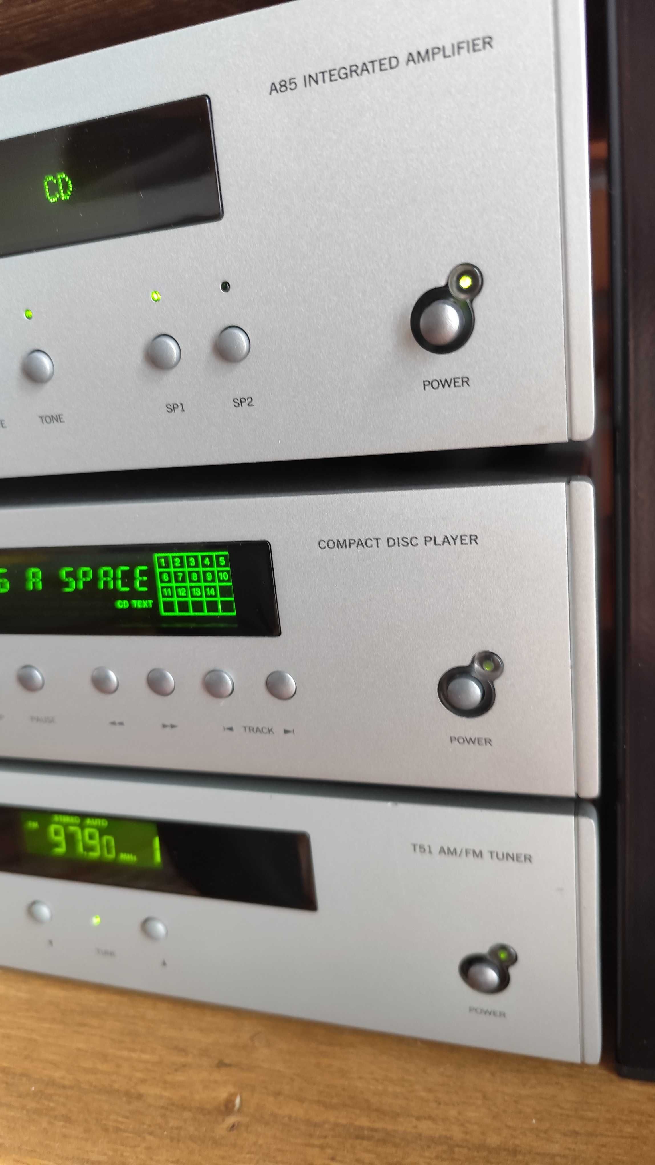 zestaw stereo Arcam odtwarzacz CD 192, Wzmacniacz, A85,Tuner T51, top!
