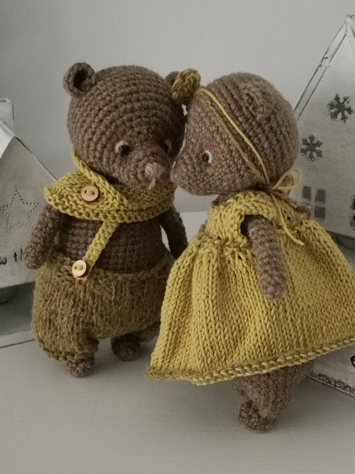 Pan i Pani Misiowie amigurumi