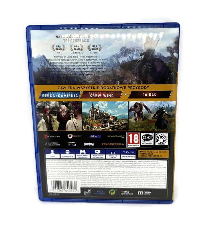 Gra na PS4 Wiedzmin 3