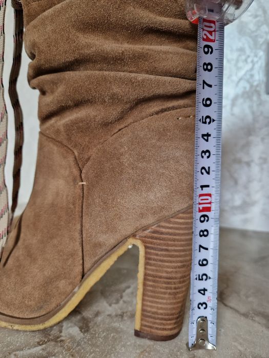 Ботинки сапоги бежевые кемел camel See By Chloe