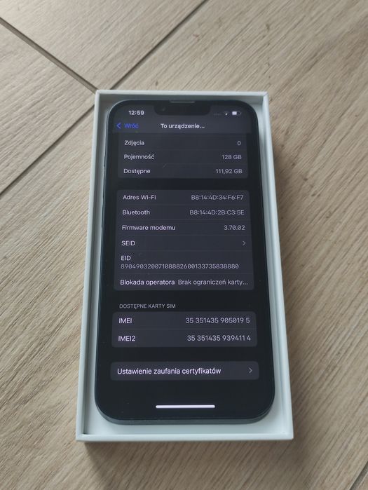 Apple iPhone 14 128gb Midnight