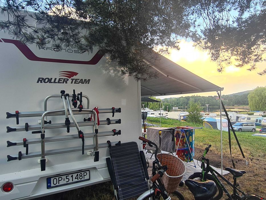Wynajem kampera RollerTeam 5os 170KM automat klimatyzacja 4x rowery