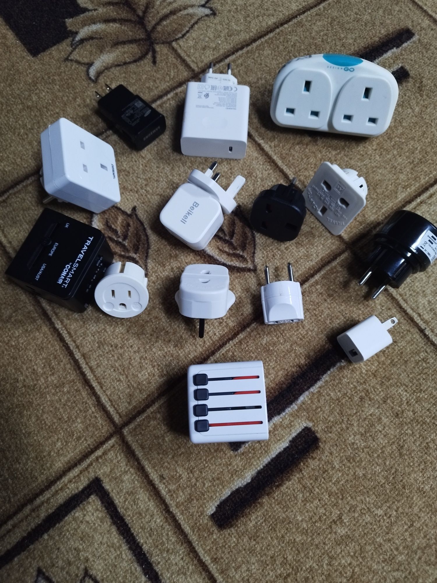 Przejściówki UK USA EU polsko angielskie brytyjskie amerykańskie USB