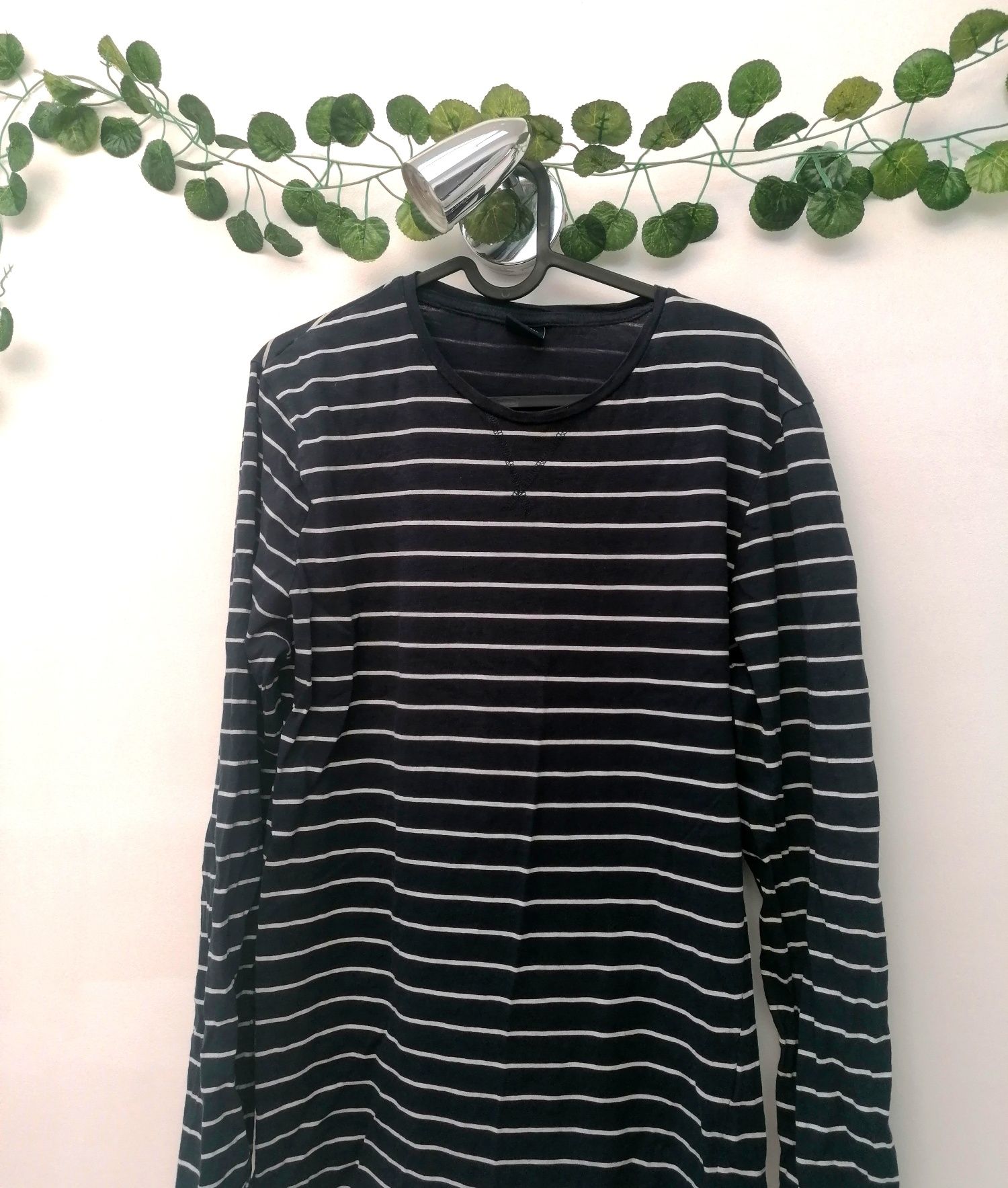 Camisola de Manga Comprida às Riscas