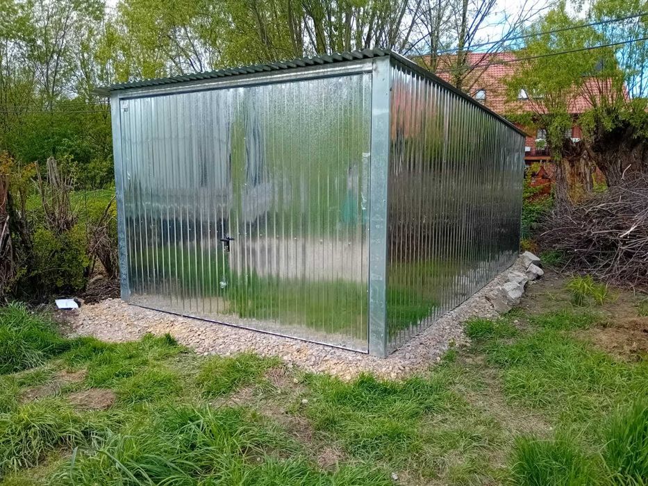 Garaż blaszany 3x5 Garaż blaszak Producent 4x6 2x3 6x5 6x6 Schowek