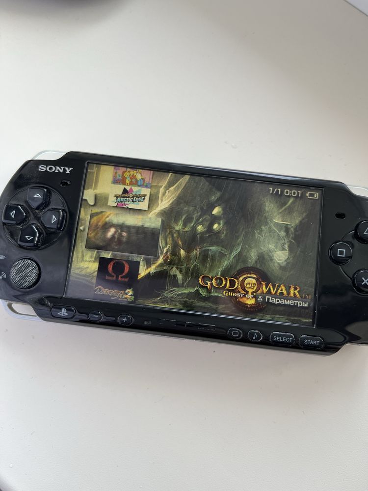 PSP 3000 + 32гб флешка