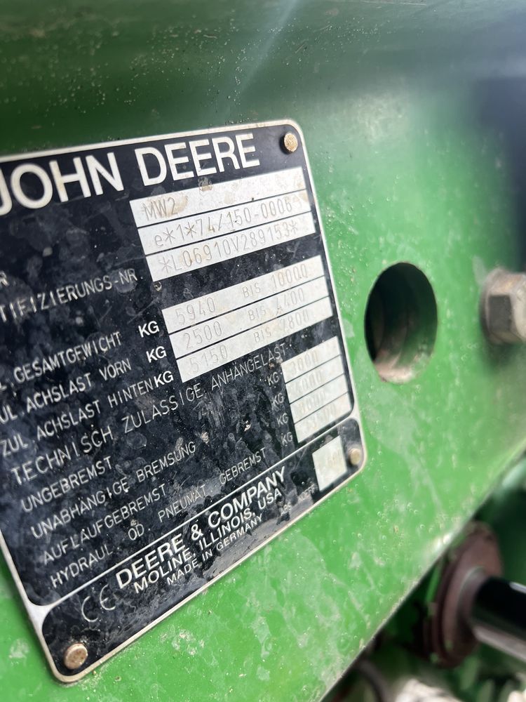 John deere 6910s 2001р трактор