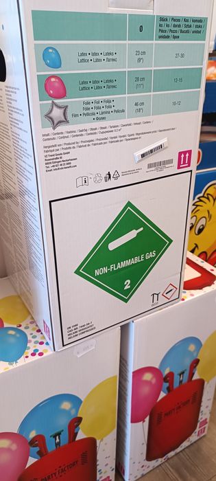 Гелій для повітряних кульок "PARTY FACTORY". Легко надувайте свої свят
