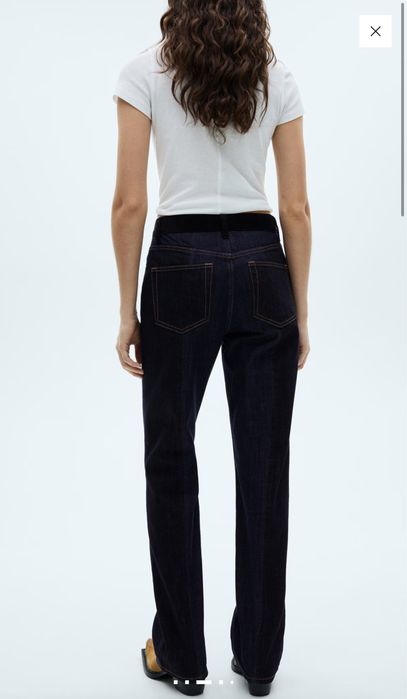 Mango Джинси темно сині