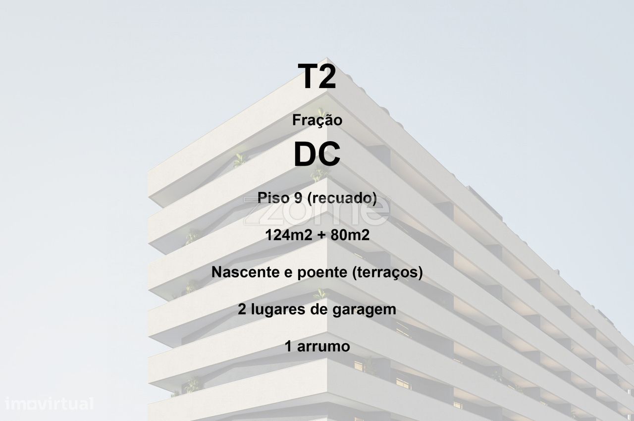 Novo empreendimento Oporto Luxury Residences - Apartamento T2 DC