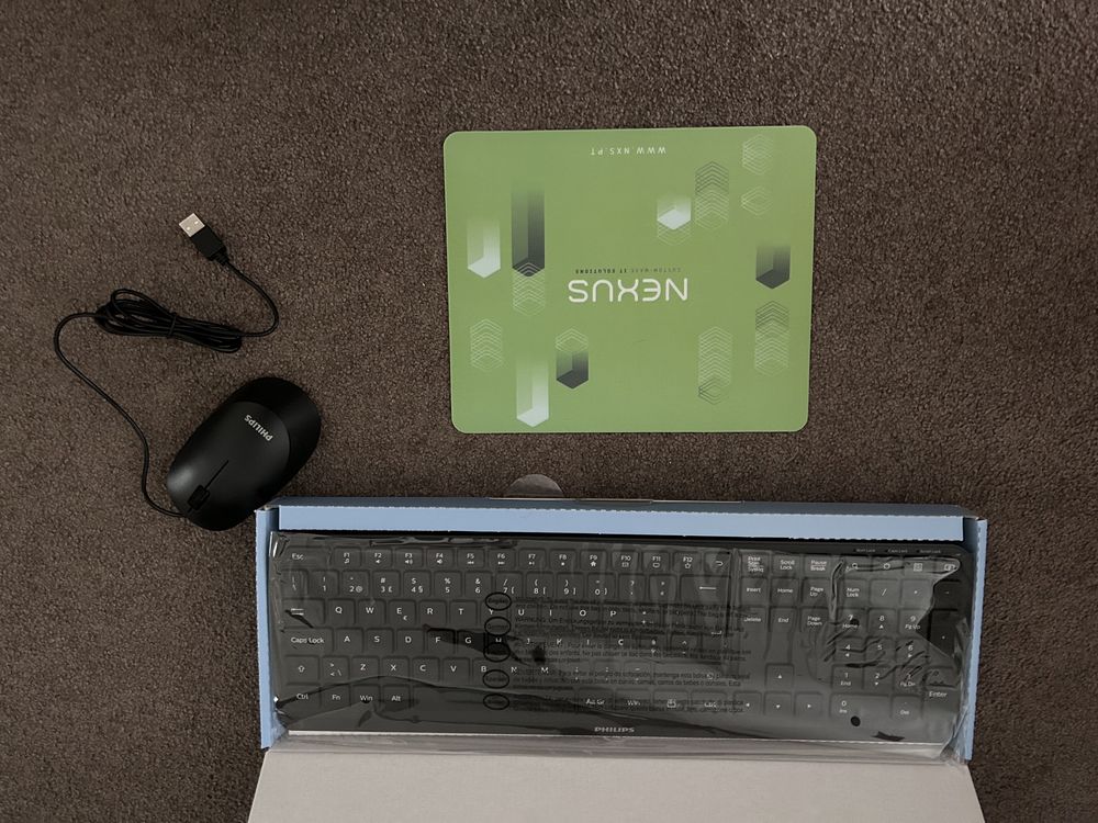 Conjunto teclado + rato Novo Philips