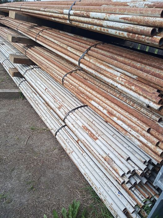 Rura stalowa rury stalowe fi 27mm tunel pałąki słupki