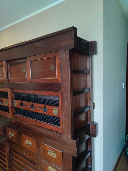 Komoda/ Regał/ Witryna Chińska Rękodzieło Palisander