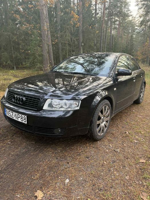 Audi A4 B6 2.0 131KM z gazem czarne wnętrze skóra