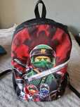 Mochila grande, 2 fechos, muito bom Lego Ninjago