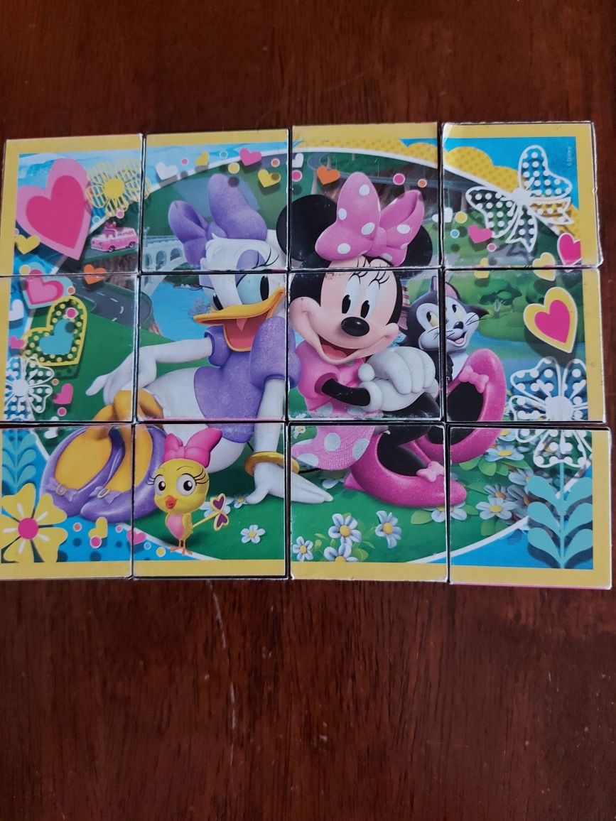 Klocki obrazkowe z myszką Mimi (puzzle)