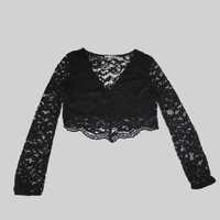 Crop top de renda Zara