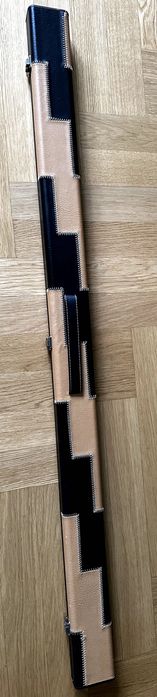 kij LEO jesionowy 3/4 snooker bilard twardy tip przedłużka futerał