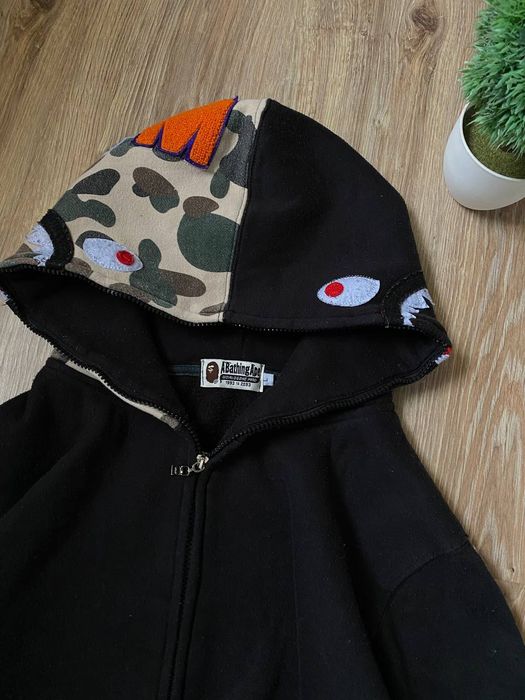 Bape shark aape tiger зипка бейп чёрная